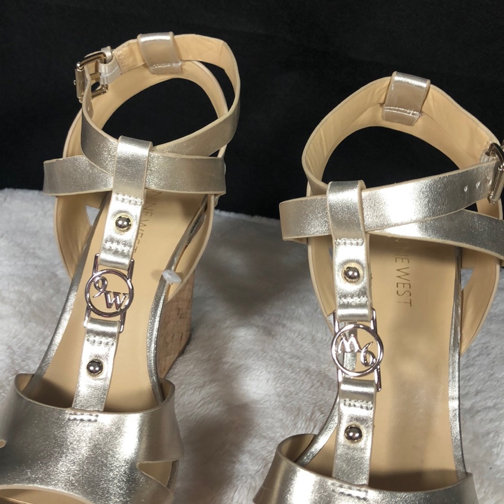 NEW = NINE WEST , Size 9 , wedge Sandals, - Picture 7 of 8